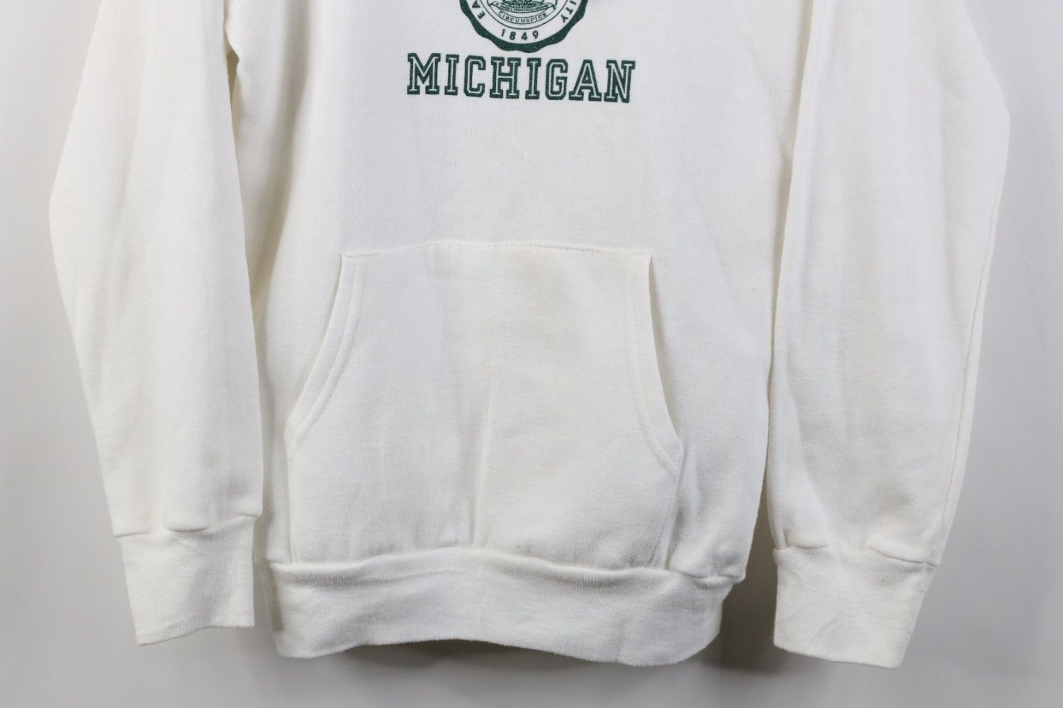 Champion Vintage 80s Champion Michigan University Hoodie Sweatshirt Size M / US 6-8 / IT 42-44 - 3 Thumbnail