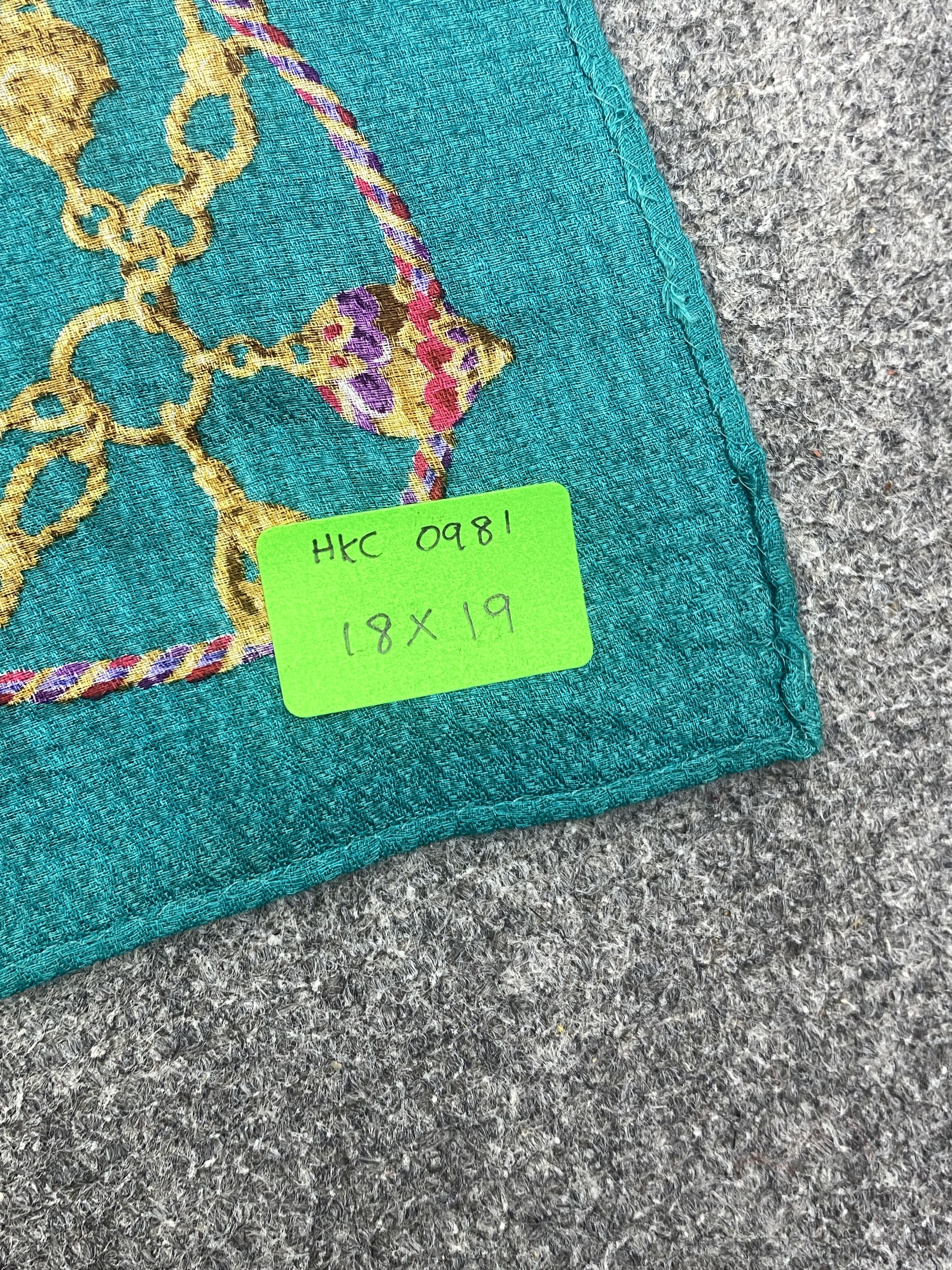 Celine Vintage Celine Handkerchief / Neckerchief HKC0981 Size ONE SIZE - 7 Thumbnail