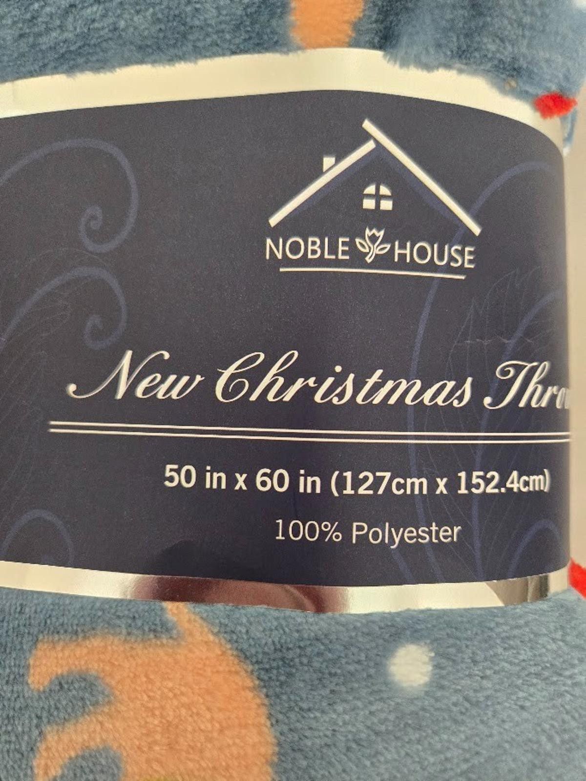 Other Noble House Christmas Throw Dachshund Soft Plush NEW NWT Size ONE SIZE - 6 Thumbnail