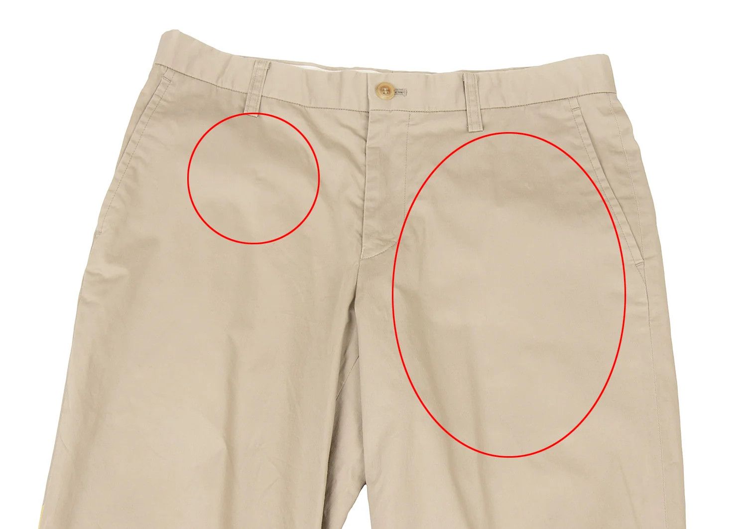 Issey Miyake Stretch Cotton Tapered Pants in Beige Size US 32 / EU 48 - 2 Thumbnail