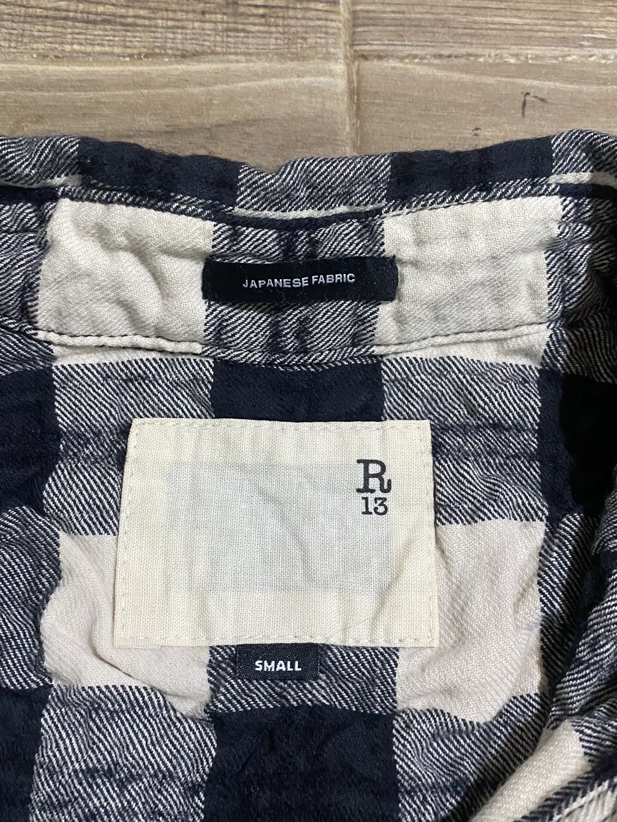 R13 R13 PLAID SHIRT Size US S / EU 44-46 / 1 - 7 Thumbnail