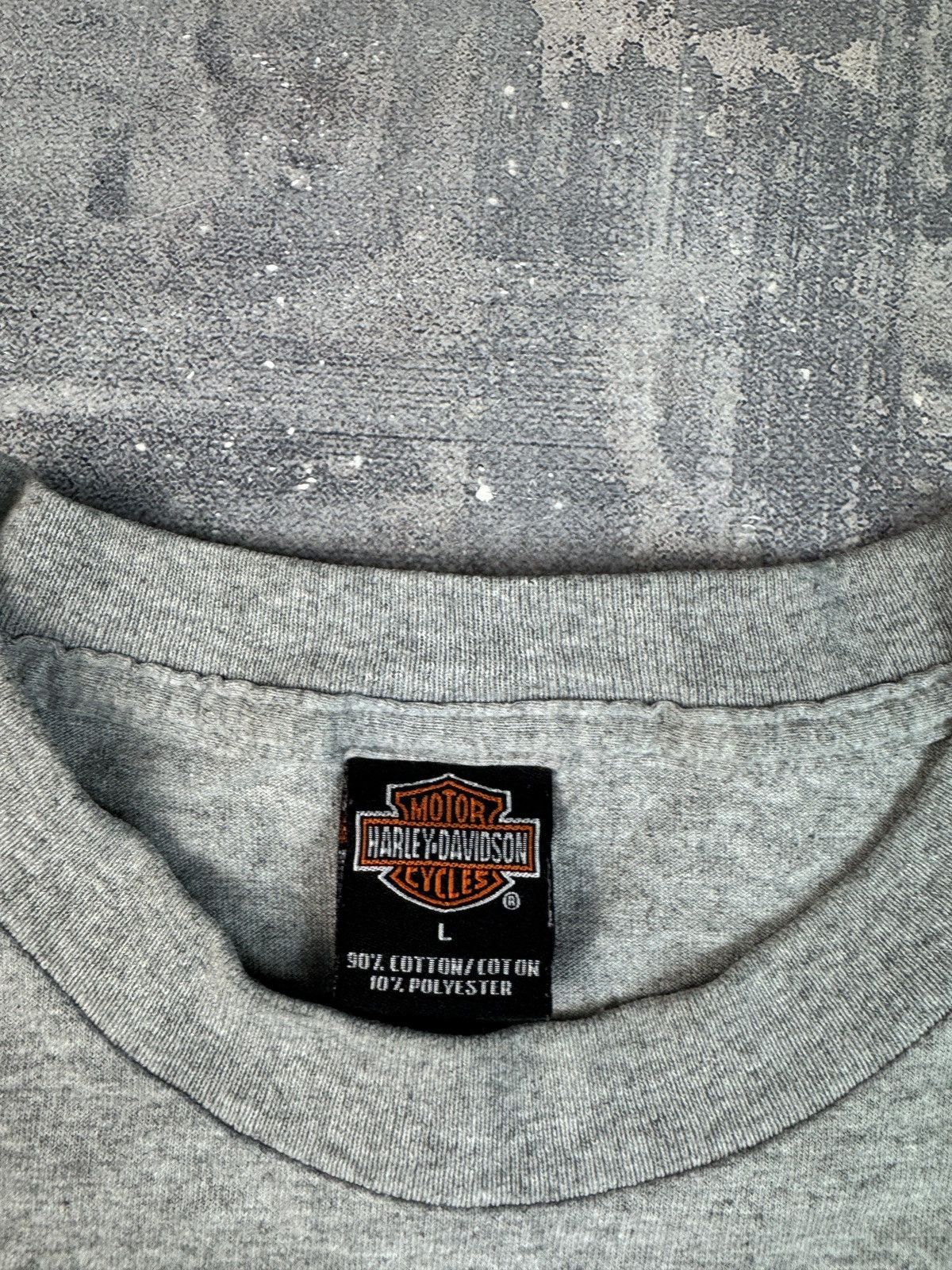 Harley Davidson 2003 Republic Harley Davidson gray Stafford Texas 100 years Size US L / EU 52-54 / 3 - 3 Thumbnail