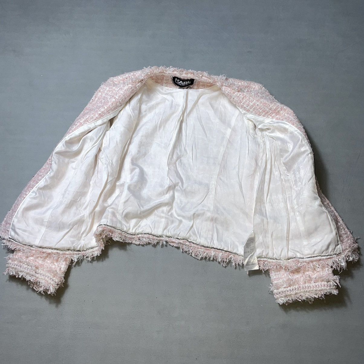 Karl Lagerfeld KARL LAGERFELD PINK TWEED Size M / US 6-8 / IT 42-44 - 8 Thumbnail