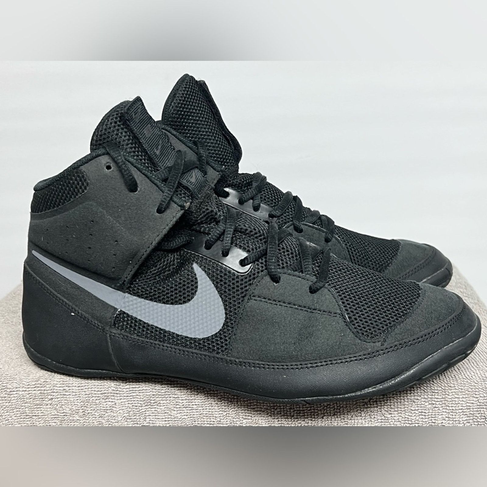 Nike Nike Fury Wrestling Sneakers Sample Black Mesh RARE Size US 10 / EU 43 - 2 Thumbnail