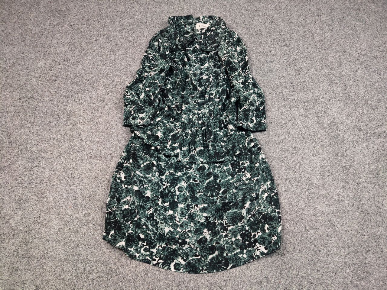 Designer × Gianni Valentino Ganni Design Textured Flavors Pattern Shorts Sleeves Dress Size S / US 4 / IT 40 - 3 Thumbnail