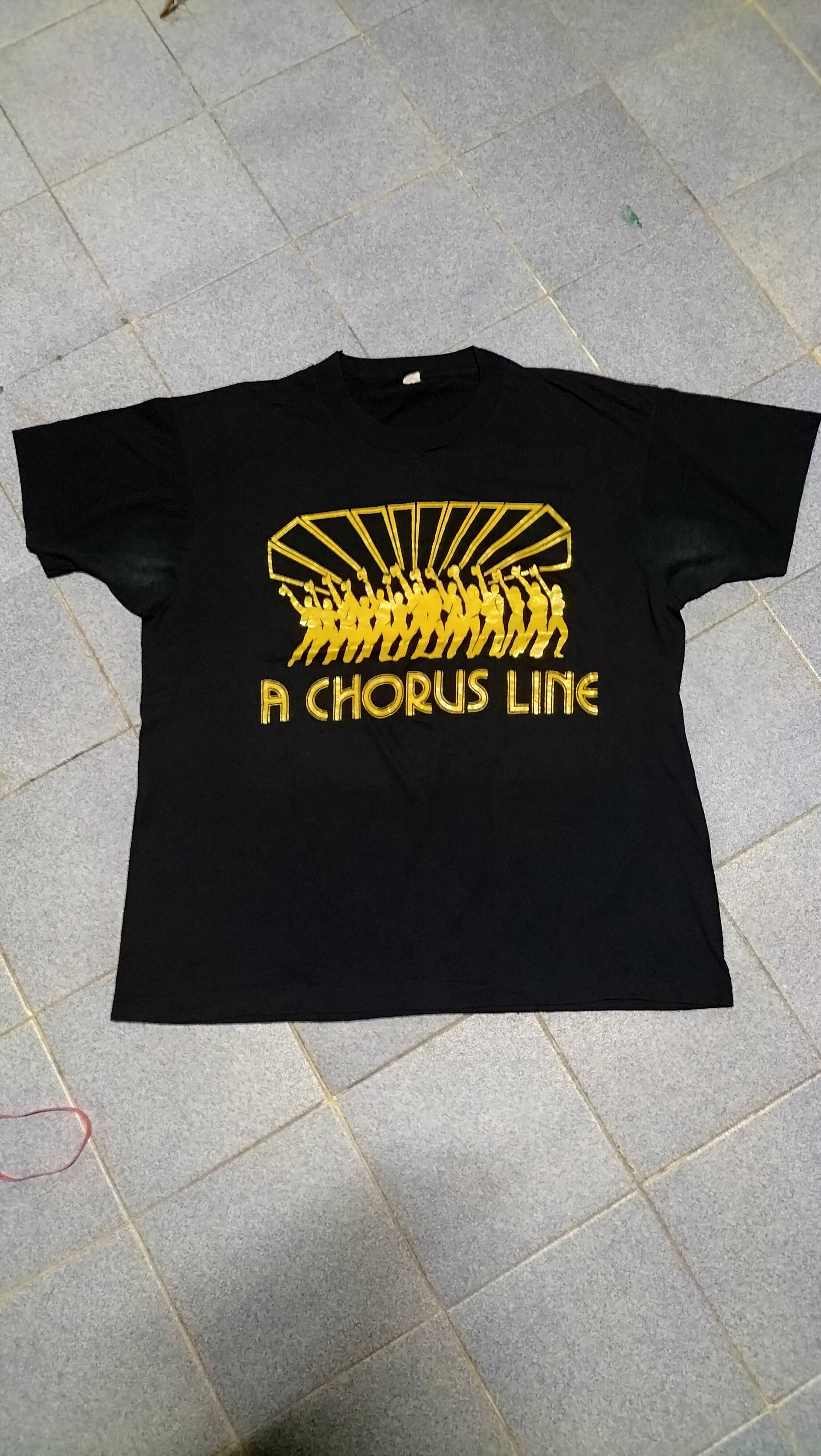 Band Tees Vintage 80s Chorus Line Group Paperthin Cotton blend Size US XL / EU 56 / 4 - 2 Thumbnail