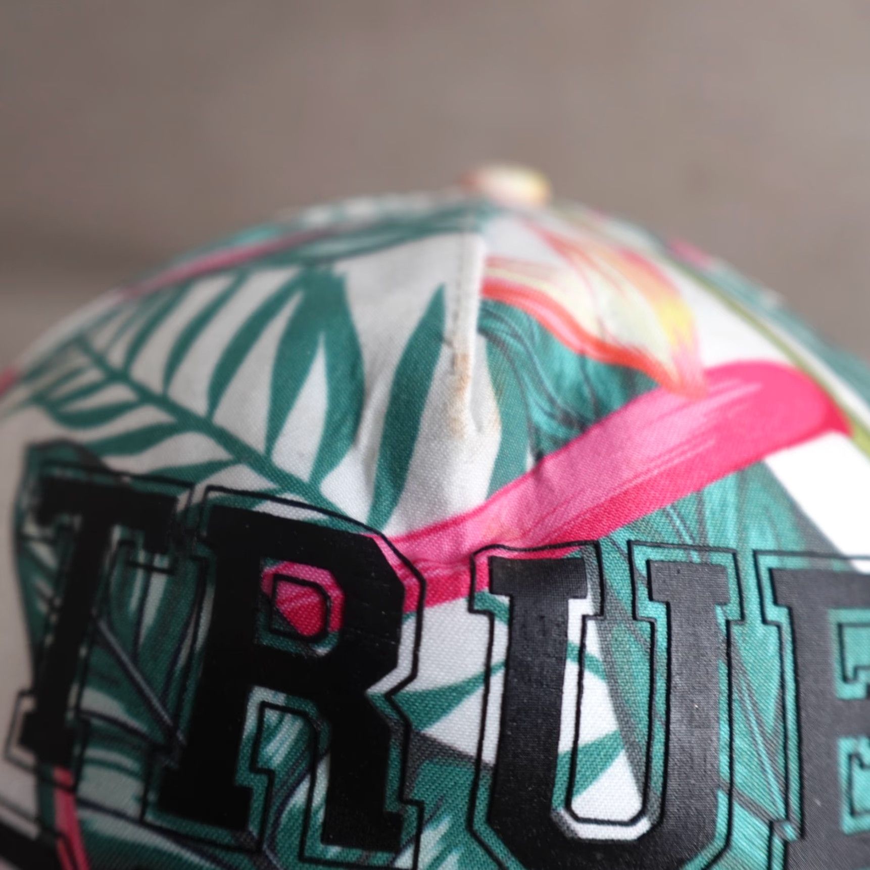 True Religion True Religion Hat Baseball Cap Adjustable Womens Blue Floral All Over Embroidered 100% Polyester Strapback Size ONE SIZE - 7 Thumbnail