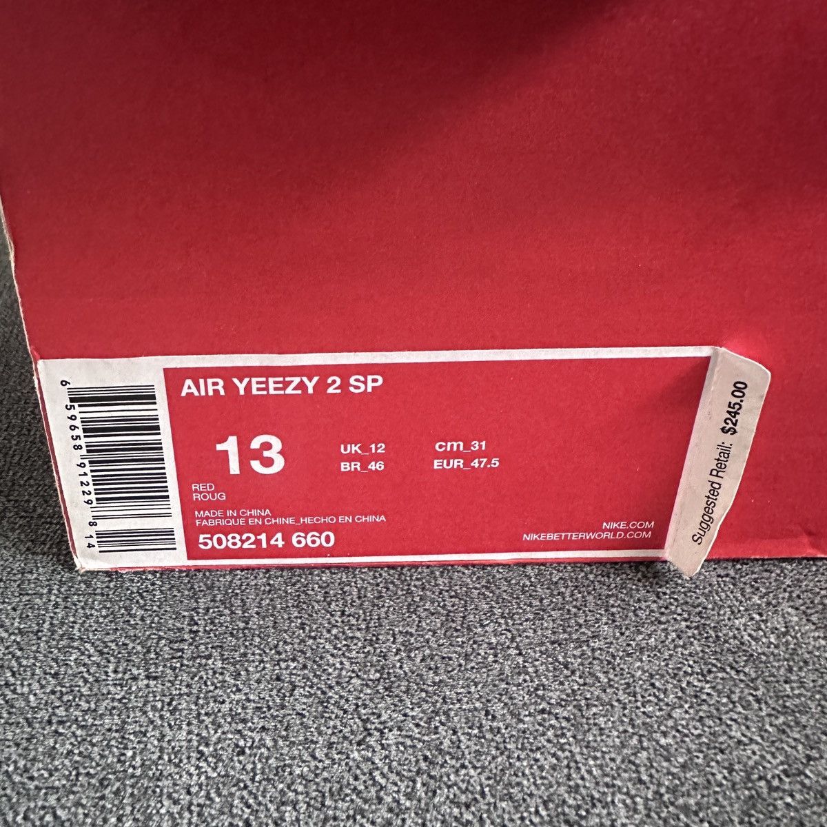 Kanye West × Nike × Yeezy Nike Air Yeezy 2 Red October Size US 13 / EU 46 - 16 Thumbnail