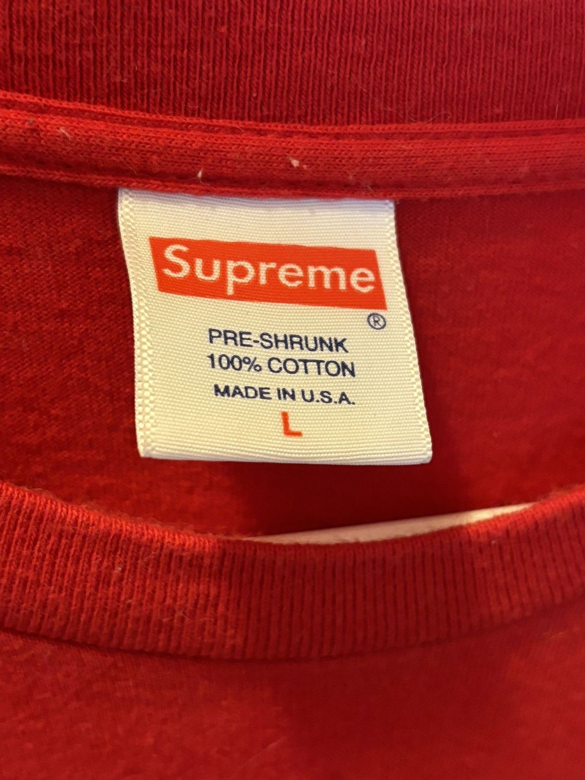 Supreme Supreme Araki Orchid LS Tee Red Size L Size US L / EU 52-54 / 3 - 3 Thumbnail