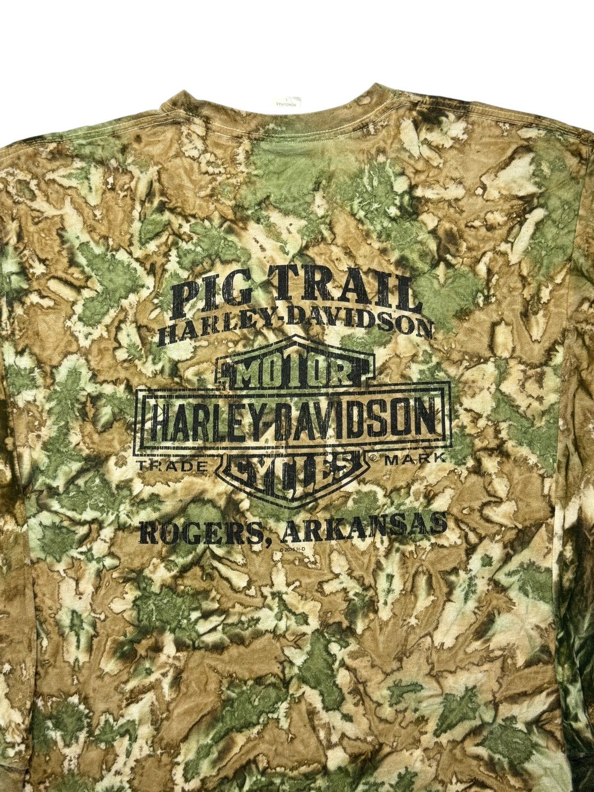 Harley Davidson Y2K Camo Harley Davidson Tee Shirt Size US L / EU 52-54 / 3 - 5 Thumbnail