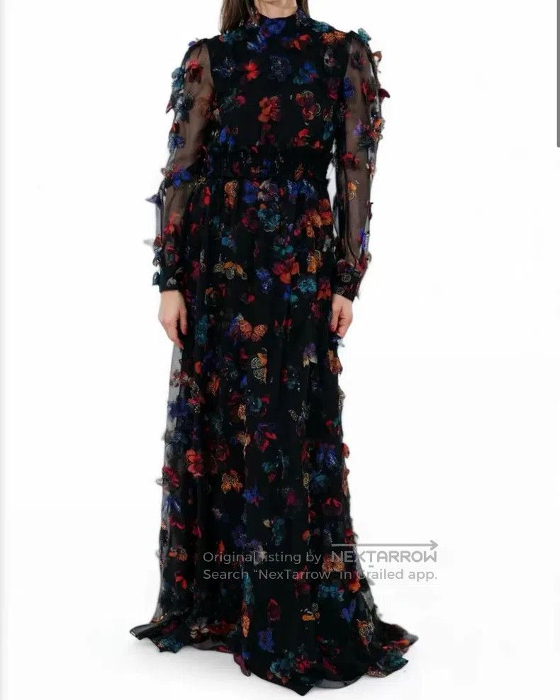 Valentino Valentino Reworked butterfly embroidered dress Size M / US 6-8 / IT 42-44 - 8 Thumbnail