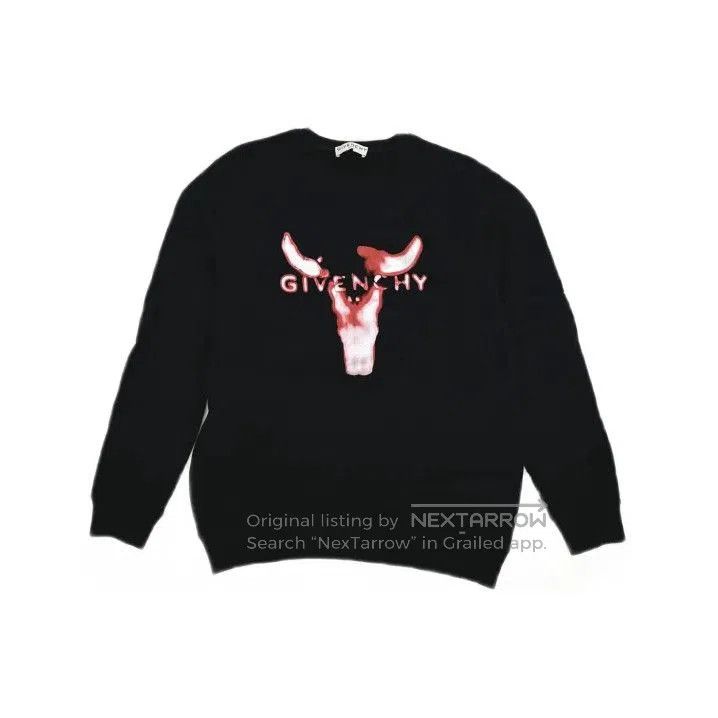 Givenchy Givenchy Men's Bull Head Print Crewneck Sweatshirt. Size US S / EU 44-46 / 1 - 2 Thumbnail