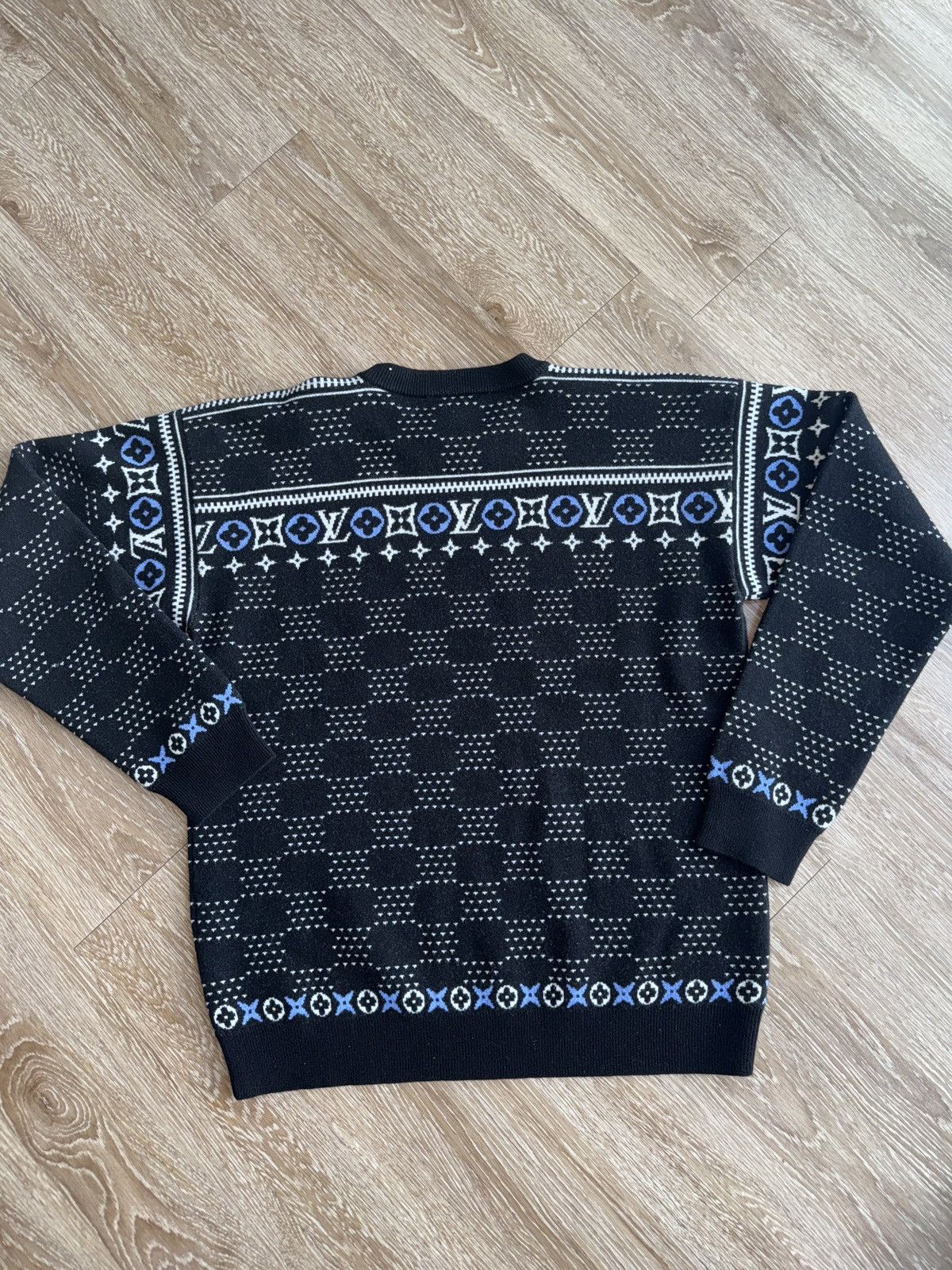 Louis Vuitton Louis Vuitton Jacquard Wool Pullover Size US L / EU 52-54 / 3 - 2 Thumbnail