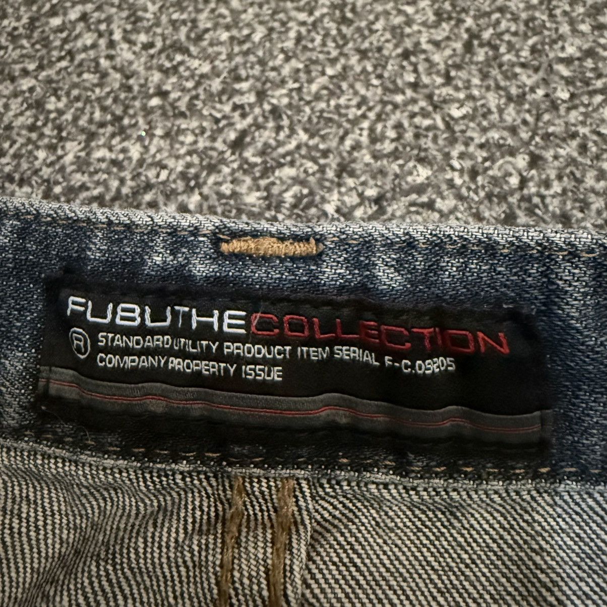 Hypebeast Special Raw Indigo Denim Baggy Flared Fubu Jeans Streetwear Size US 31 - 15 Thumbnail