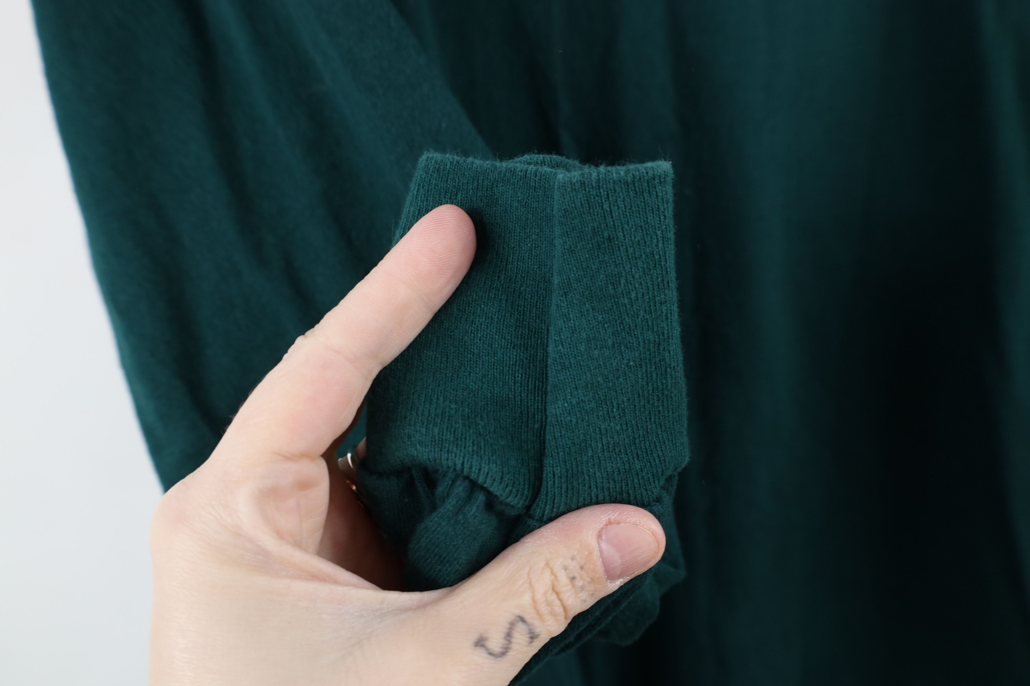 Vintage Vintage 90s Streetwear Cotton Long Sleeve T-Shirt Green USA Size US M / EU 48-50 / 2 - 7 Thumbnail