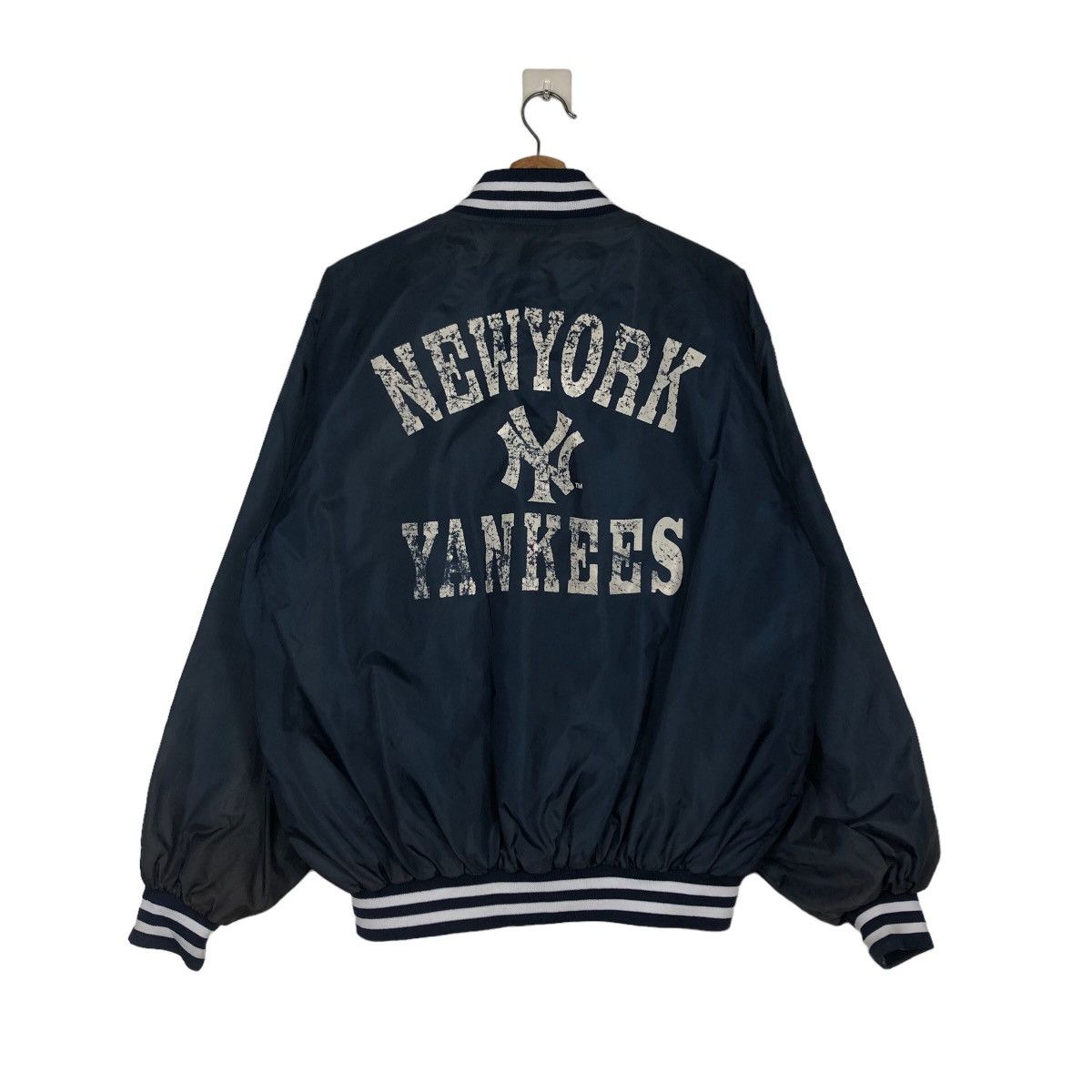 New York Yankees 🔥Vintage Chore Snap Button New York Yankees Big Logo Size US M / EU 48-50 / 2 - 8 Thumbnail