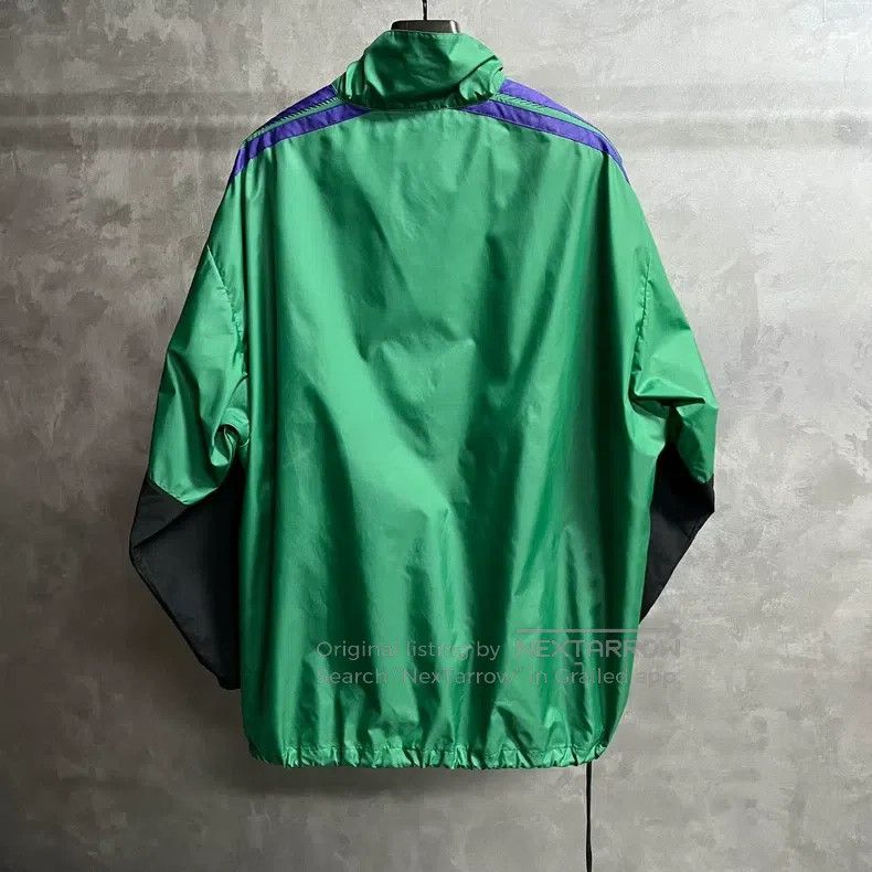 Balenciaga Balenciaga Green Color Block Sports Jacket Size US S / EU 44-46 / 1 - 5 Thumbnail