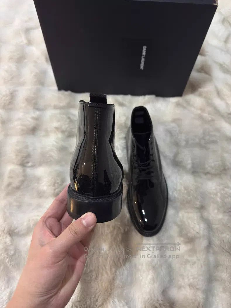 Saint Laurent Paris Saint Laurent Paris Men's Lace-up Boots Size US 9 / EU 42 - 9 Thumbnail
