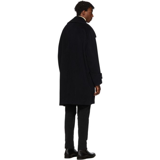 Barena Barena Oversized Arctic Peacoat - Navy Wool Size US XL / EU 56 / 4 - 5 Thumbnail