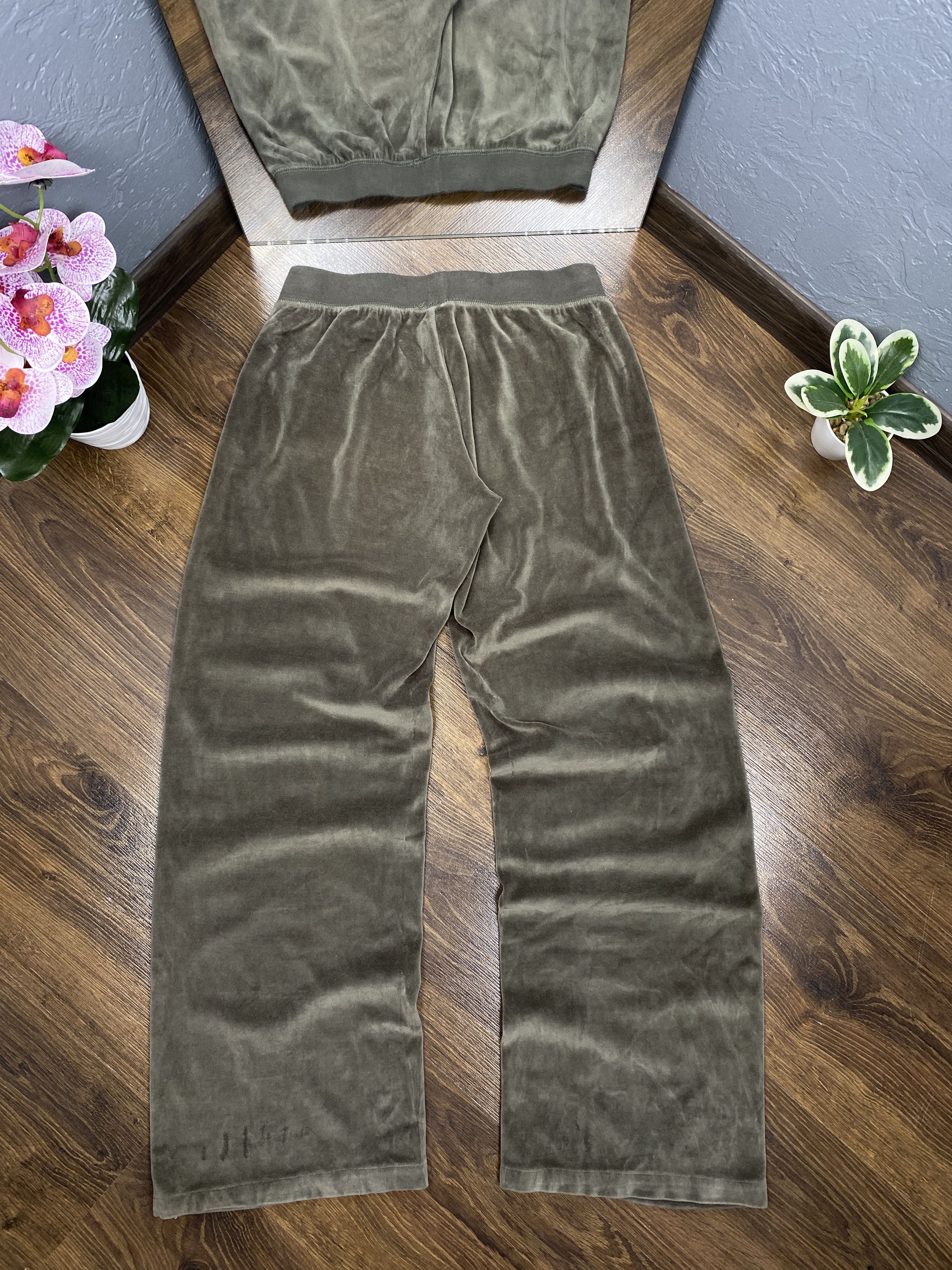 Juicy Couture × Vintage Juicy Couture Velour Track Suit Hoodie + Pants Size M / US 6-8 / IT 42-44 - 17 Thumbnail