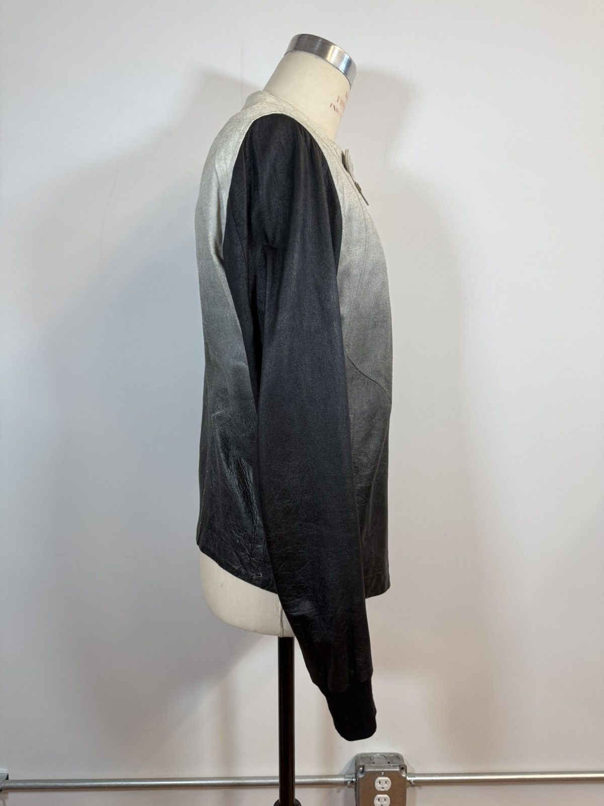 Rick Owens RICK OWENS Ombre Leather Bomber Jacket Size US XL / EU 56 / 4 - 2 Thumbnail
