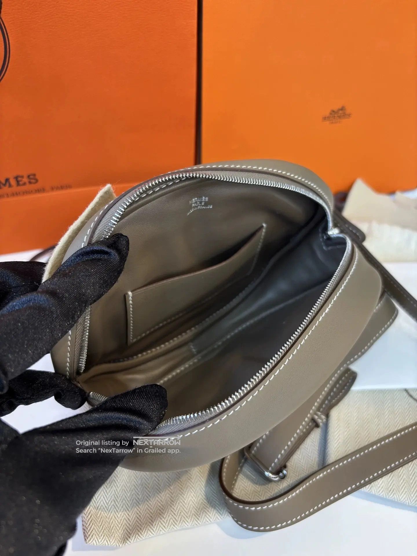Hermes Hermes In-the-Loop Pig-Nose Waist Bag Grey Size ONE SIZE - 6 Thumbnail