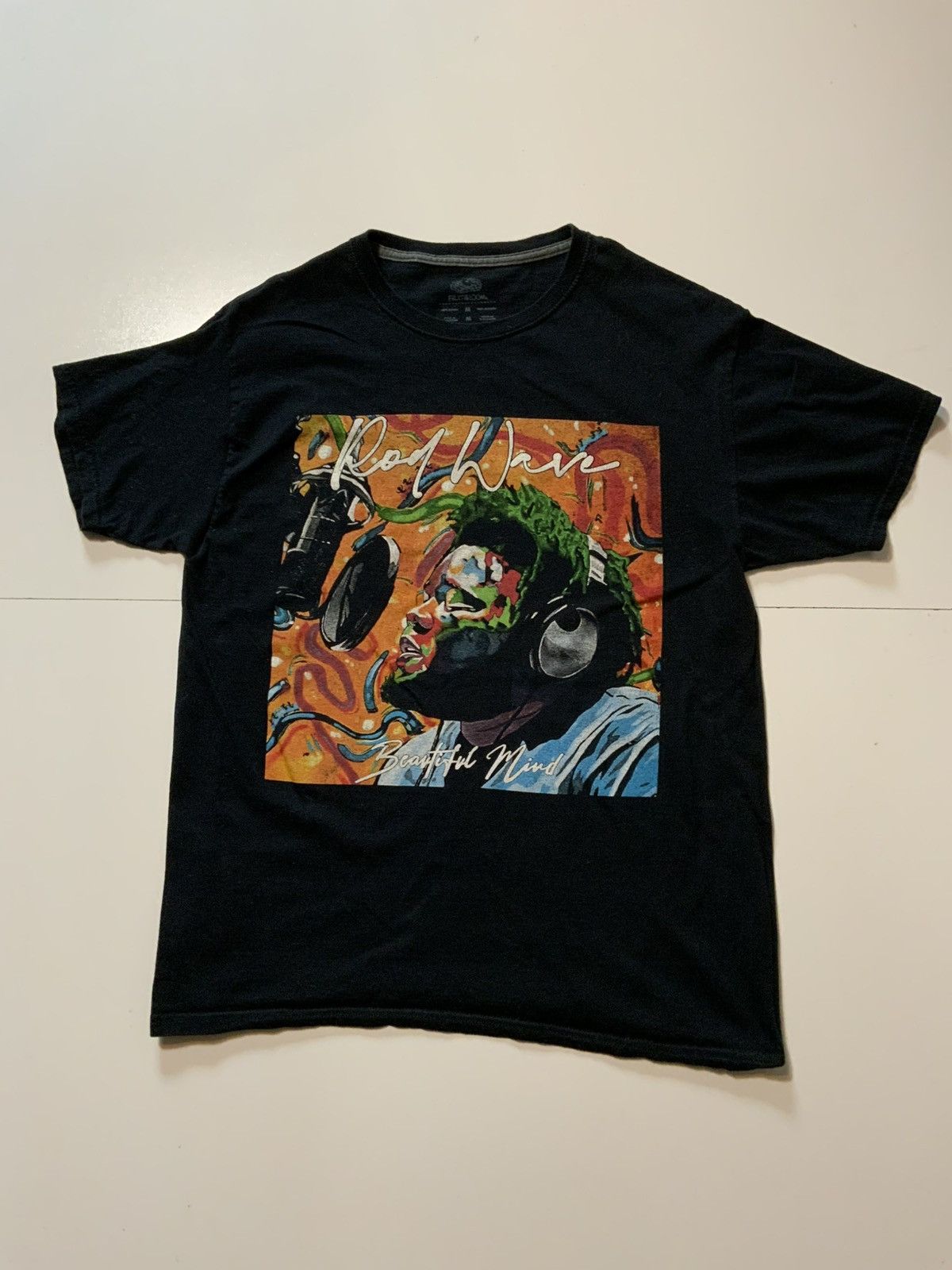Band Tees Rod Wave Beautiful Mind 2022 Tour Concert T-Shirt Size US M / EU 48-50 / 2 - 1 Thumbnail