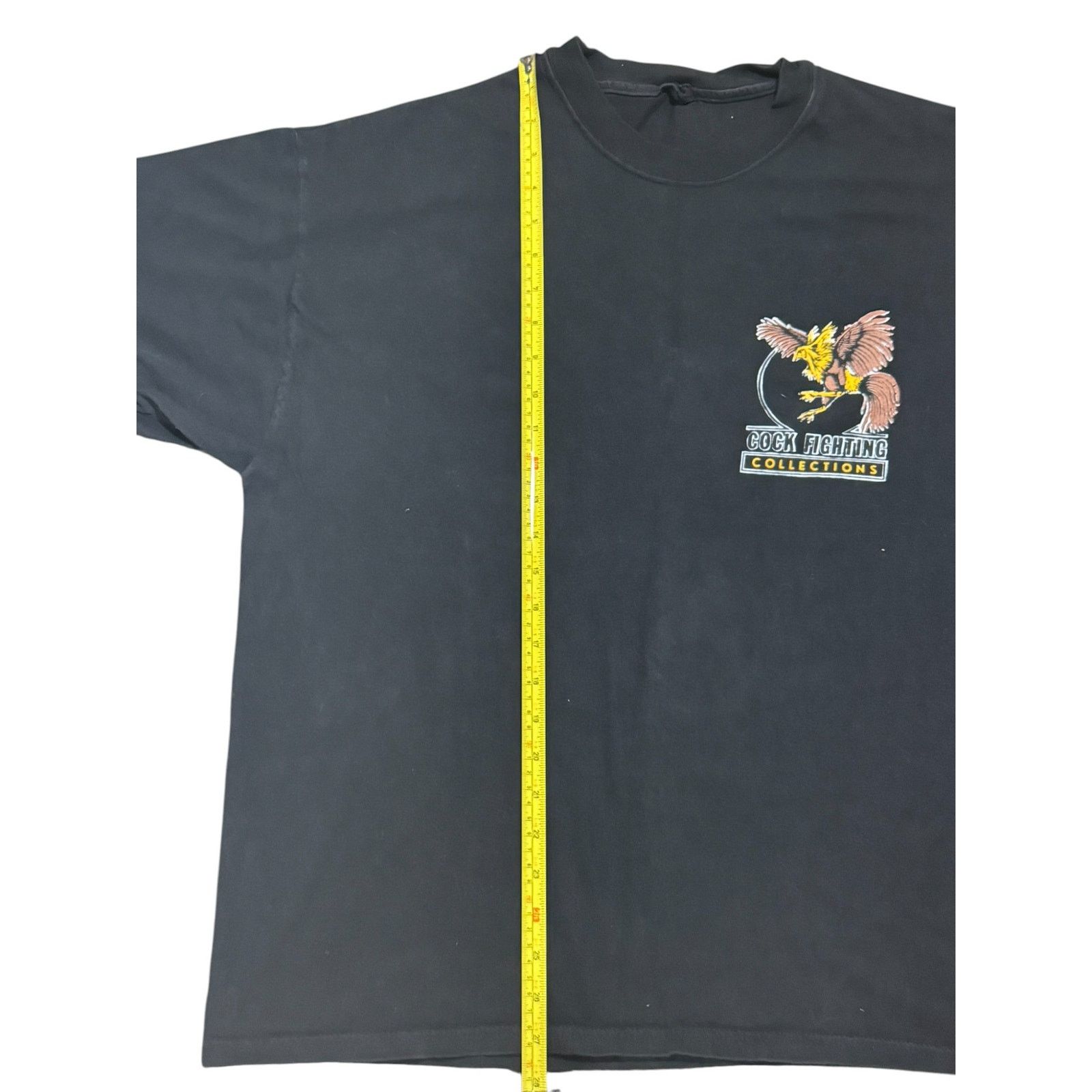 Vintage Vintage Y2K Hawaii Cock Fighting Club Tee XL cut tag Black Size US XL / EU 56 / 4 - 5 Thumbnail