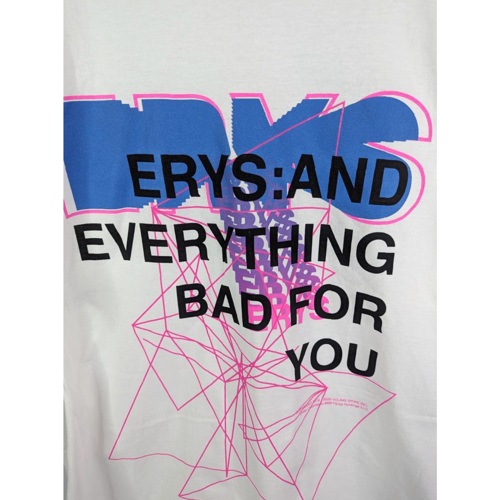 Msftsrep MSFTSrep White 2020 Jaden Smith ERYS: And Everything Bad For You Rap T-Shirt XL Size US XL / EU 56 / 4 - 2 Thumbnail