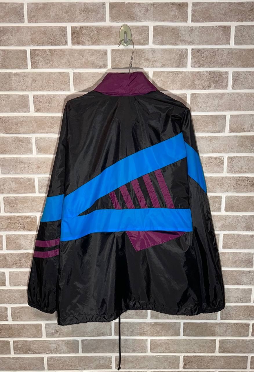 Adidas × Vintage Adidas nylon track running windbreaker jacket vintage 90s Size US L / EU 52-54 / 3 - 3 Thumbnail