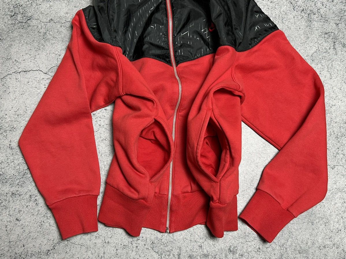 Nike Vintage Nike Red Zip Up Hoodie Size US L / EU 52-54 / 3 - 5 Thumbnail
