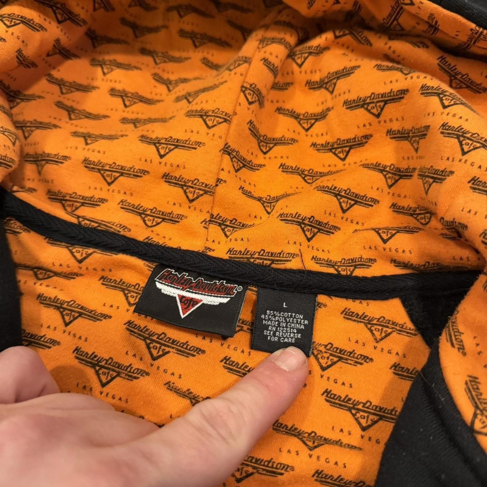 Harley Davidson vintage Harley Davidson cafe embroidered eagle zip up hoodie Size L / US 10 / IT 46 - 8 Thumbnail