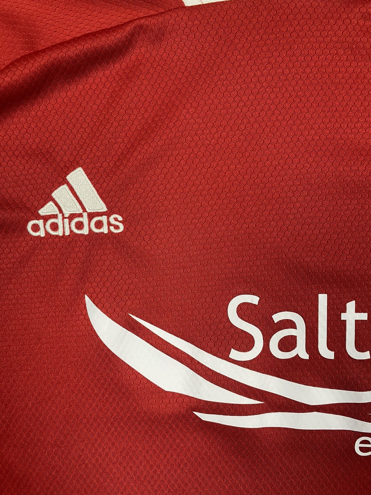 Adidas × Vintage Adidas Aberdeen Scotland 2020 - 2021 Home Soccer Jersey Size US XXL / EU 58 / 5 - 6 Thumbnail