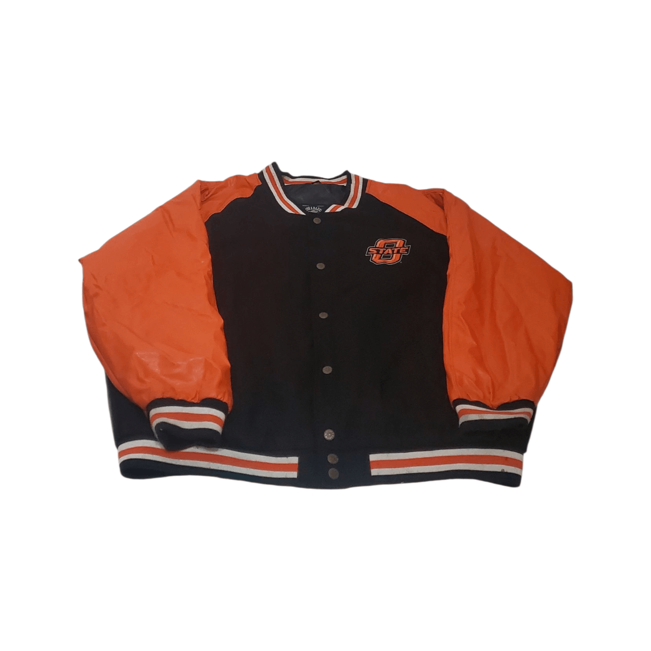 Steve And Barrys 90s Oklahoma State University Embroidered Bomber Jacket Size US XXL / EU 58 / 5 - 3 Thumbnail