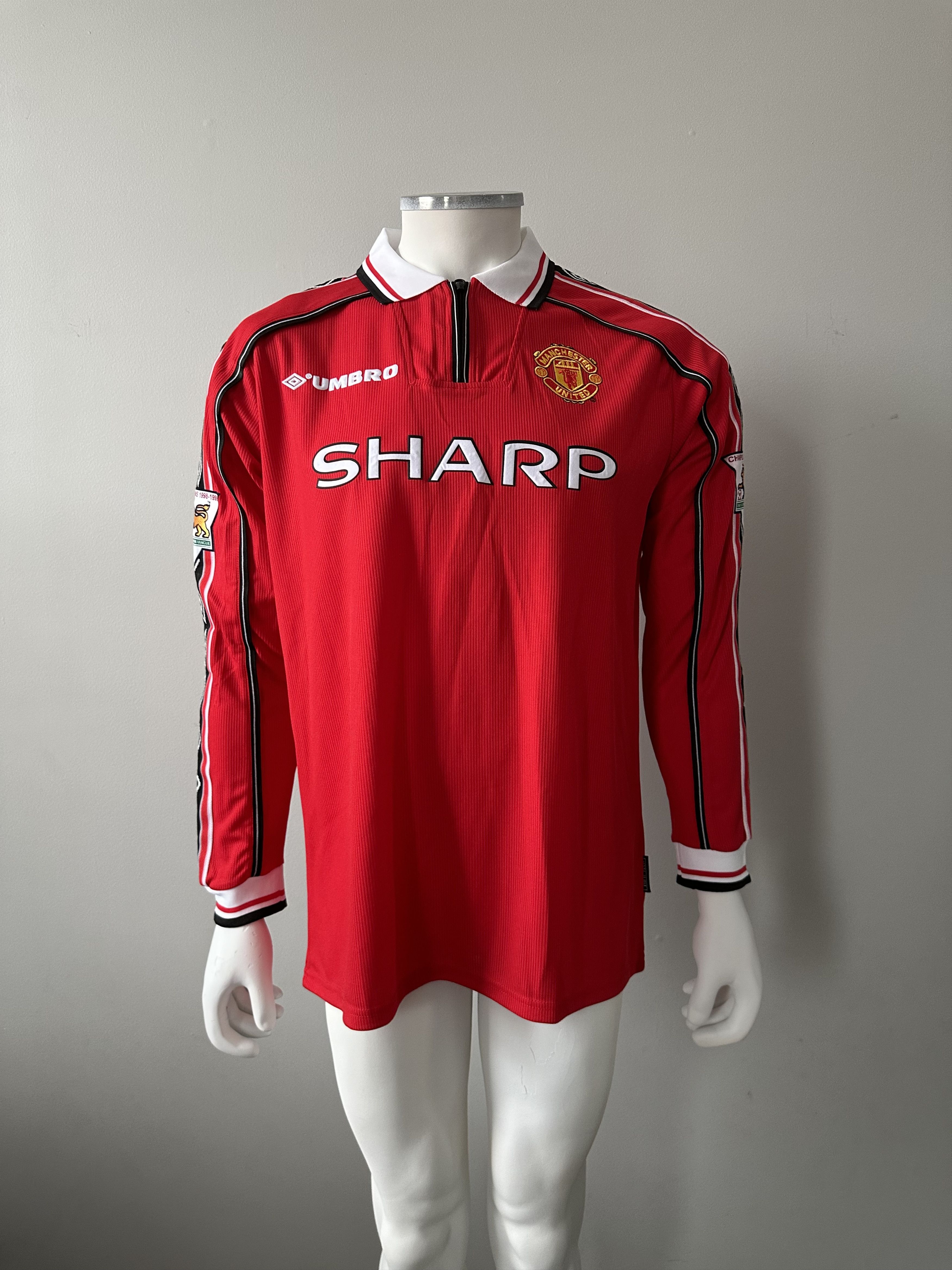 長袖 シャツ 7番 赤 UMBRO BECKHAM