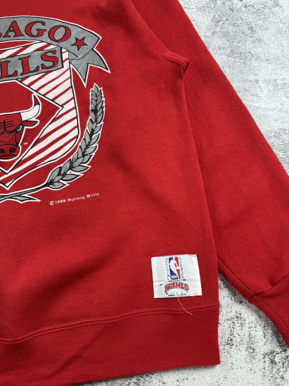 NBA 1989 Chicago Bulls NBA Varsity Sweatshirt Hoodie Pullover Size US L / EU 52-54 / 3 - 8 Thumbnail