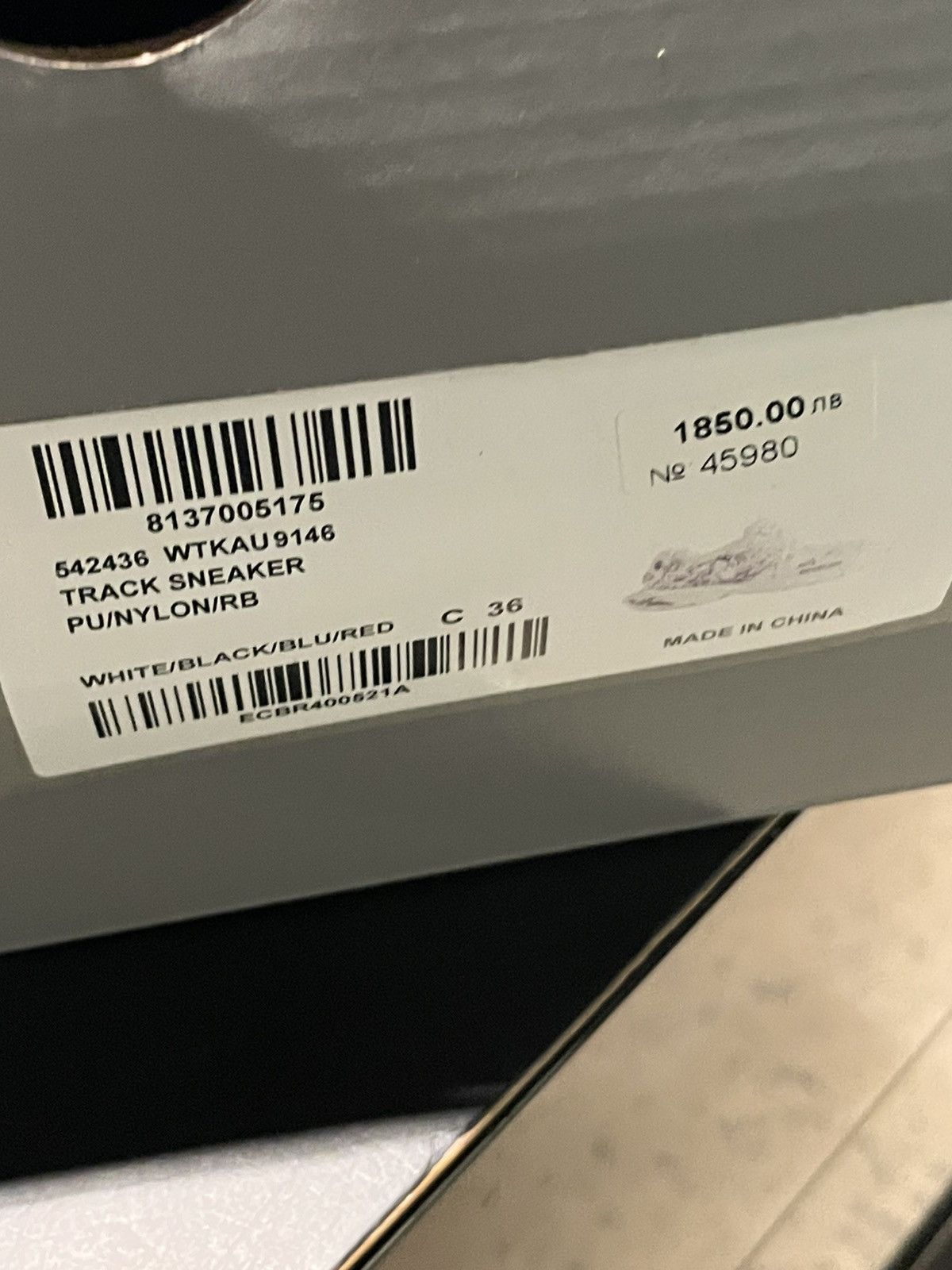 Balenciaga TRACK AUTOGRAPHE SNEAKER IN WHITE Size US 6 / IT 36 - 5 Thumbnail