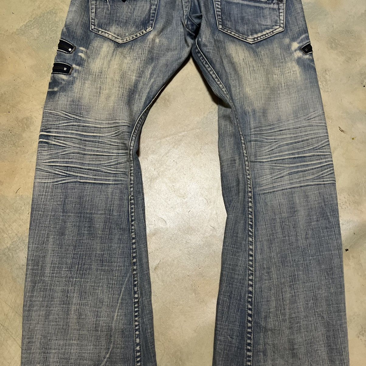 Japanese Brand Rattle Trap Japanese Brand Distressed Style Denim Jeans Size US 34 / EU 50 - 18 Thumbnail