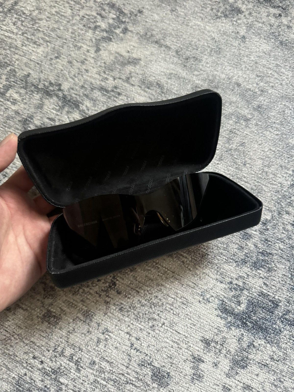 Balenciaga 68MM Shield Sunglasses Size ONE SIZE - 2 Thumbnail