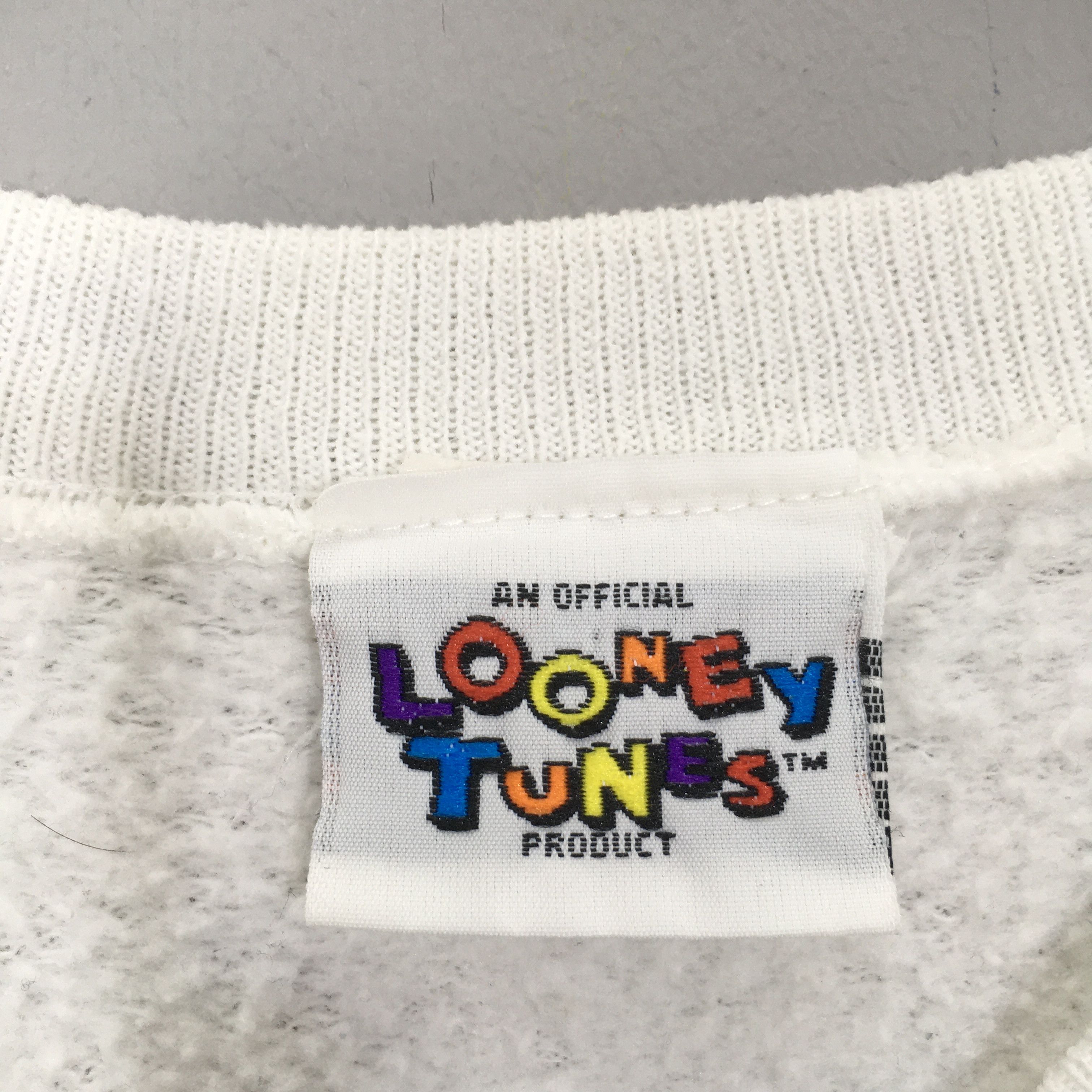 Disney × Vintage × Warner Bros Vintage 1990s Looney Tunes University Sweatshirt XLarge Size US XL / EU 56 / 4 - 6 Thumbnail