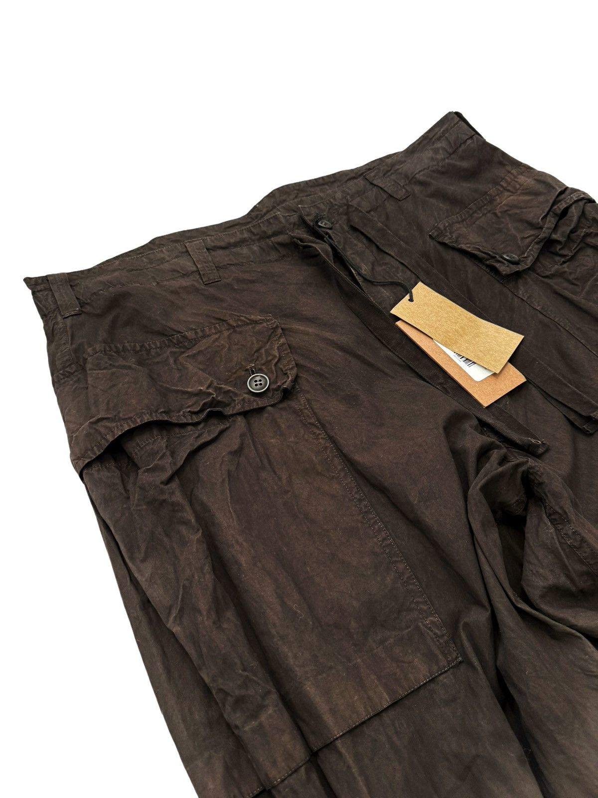 Beaugan Sz1 Monkey Cargo Mud Dye Pants (Brown) Size US 32 / EU 48 - 10 Thumbnail