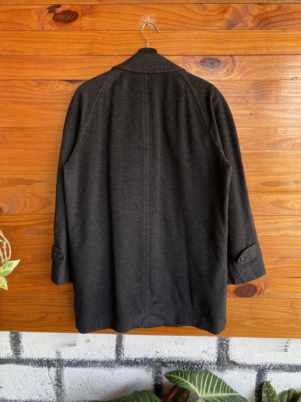 Japanese Brand Field House Cashmere Blend Wool Coat Dark Grey Outerwear Size US M / EU 48-50 / 2 - 17 Thumbnail