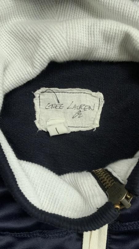Greg Lauren GREG LAUREN Satin Hi-Tech Navy Hoodie Navy 1 Size US S / EU 44-46 / 1 - 7 Thumbnail
