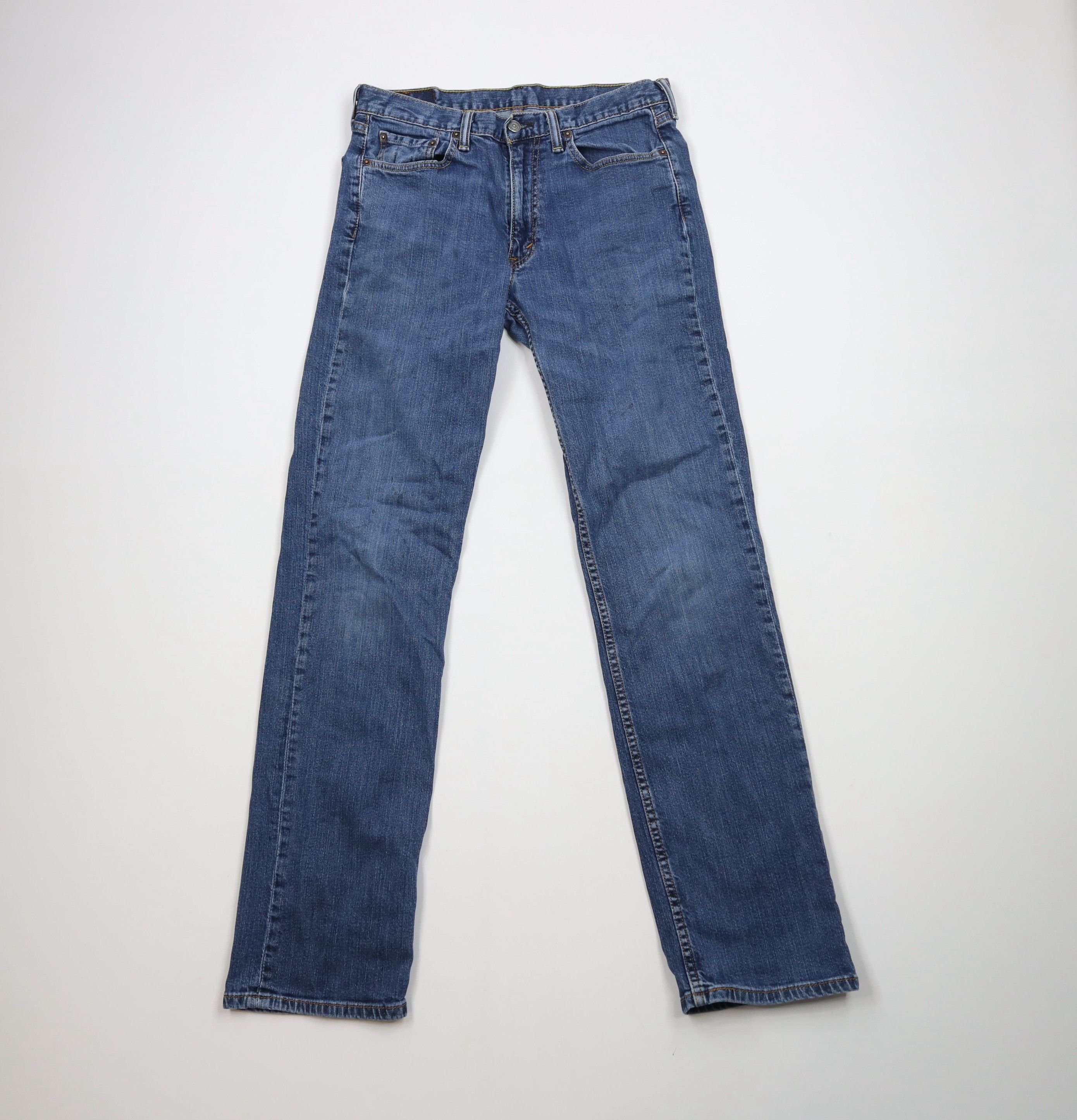 Levi's × Vintage Vintage Y2K Levis 514 Stretch Straight Leg Denim Jeans Blue Size US 32 / EU 48 - 1 Thumbnail