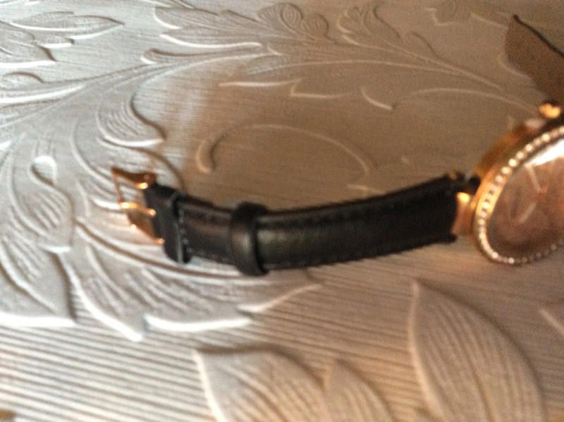 Other Henley ladies rose gold dial black leather strap watch Size ONE SIZE - 7 Thumbnail