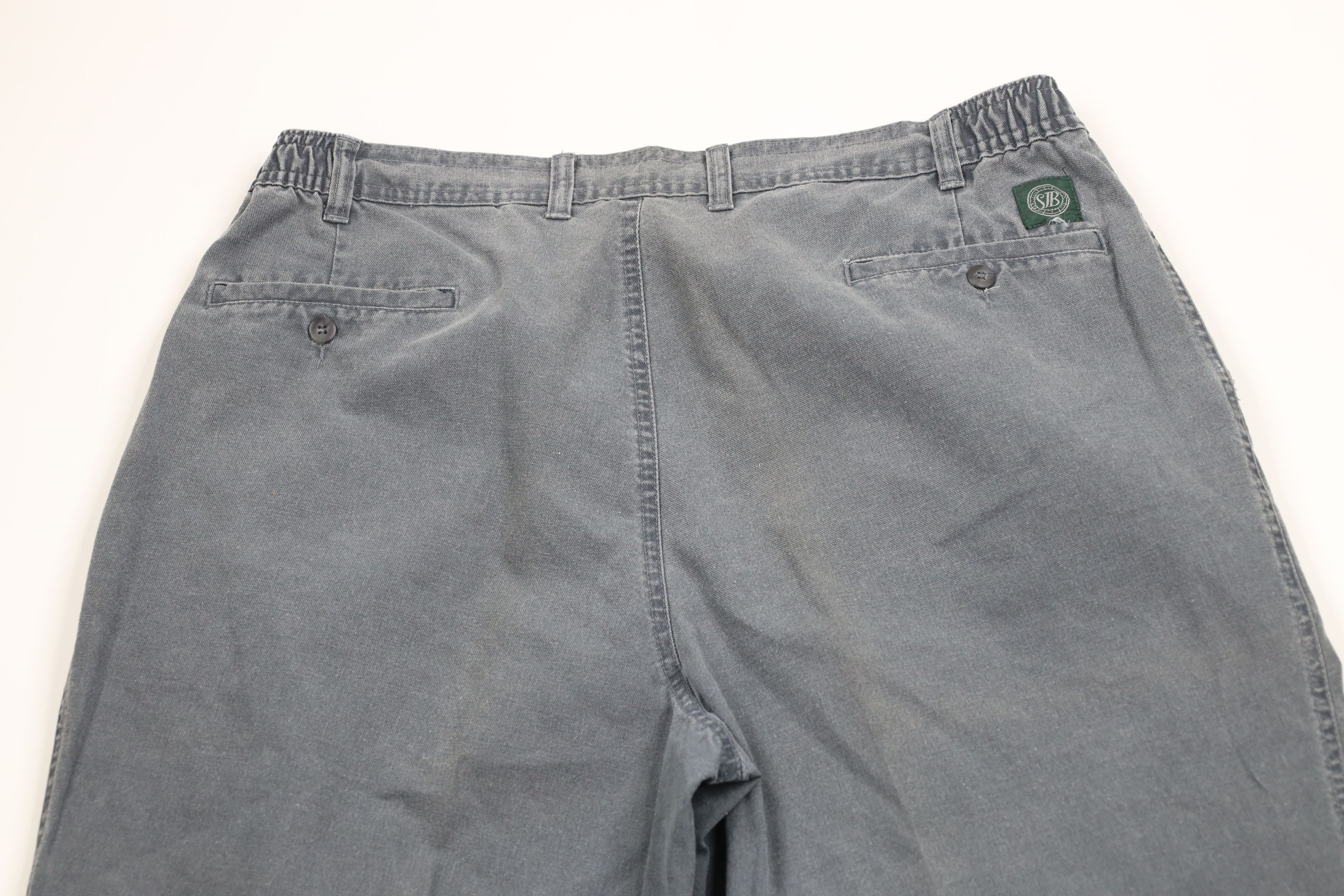Vintage Vintage 90s Streetwear Pleated Wide Leg Canvas Pants Size US 38 / EU 54 - 9 Thumbnail