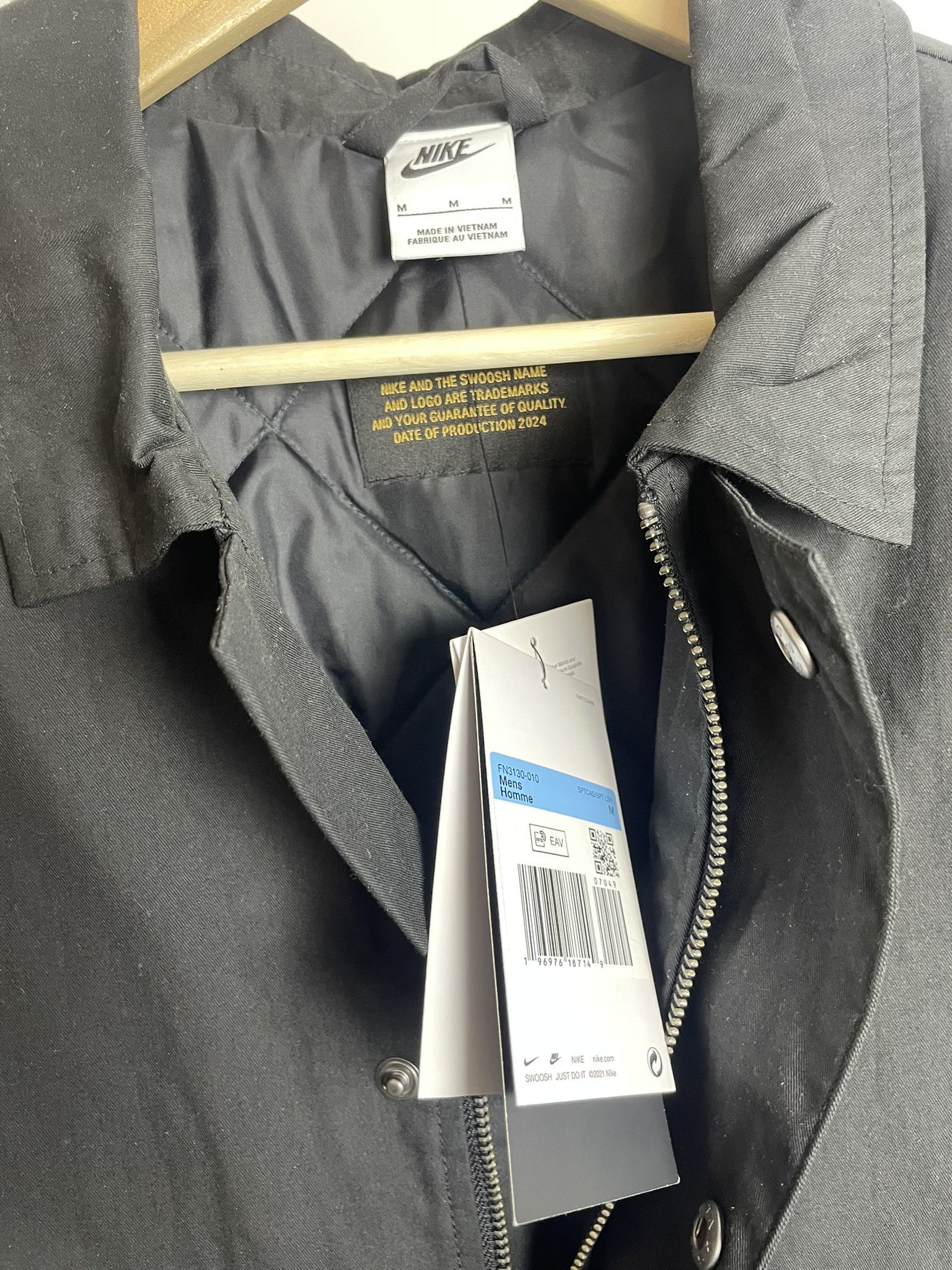 Nike NEW Nike Life Waxed Canvas Work Jacket Size US M / EU 48-50 / 2 - 4 Thumbnail