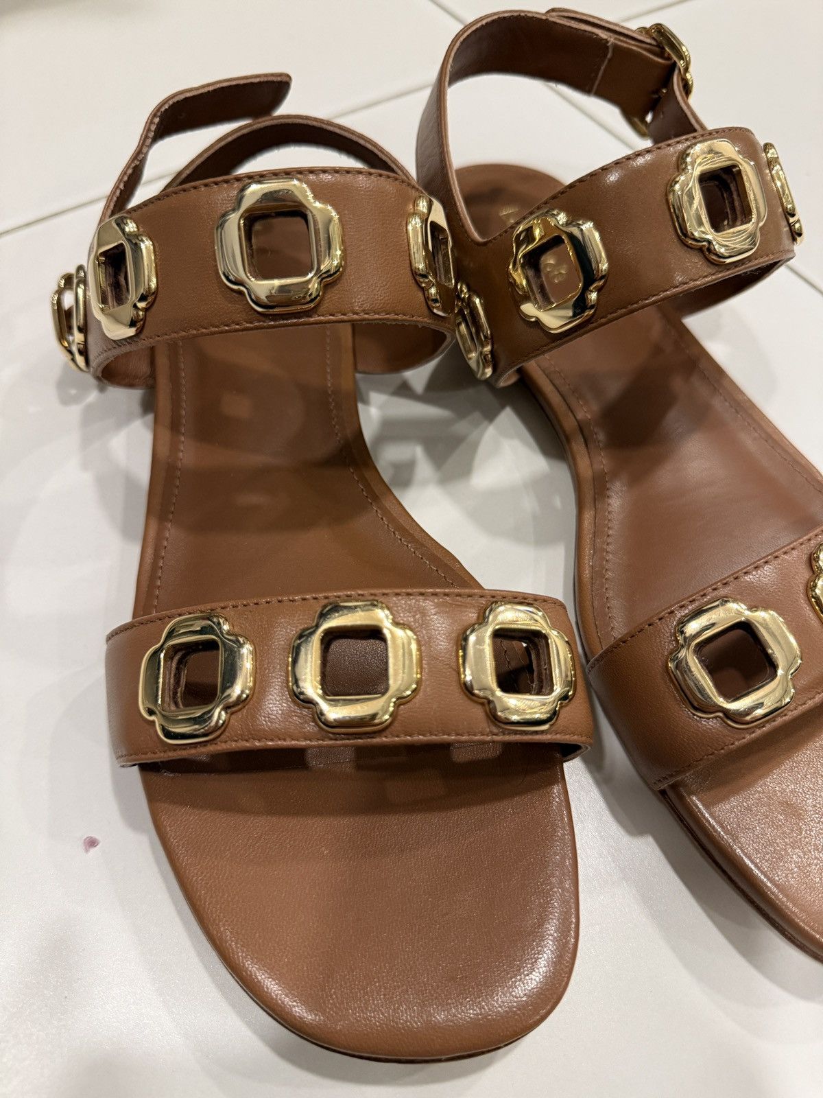 Larroude Larroude Flat Sandals Size US 10 / IT 40 - 5 Thumbnail