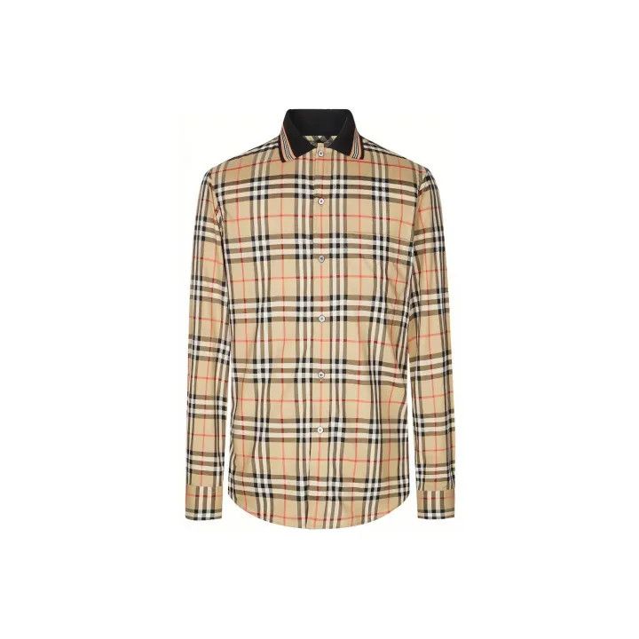 Burberry Burberry Vintage Check Cotton Shirt for Men and Women 0079 Size L / US 10 / IT 46 - 1 Thumbnail