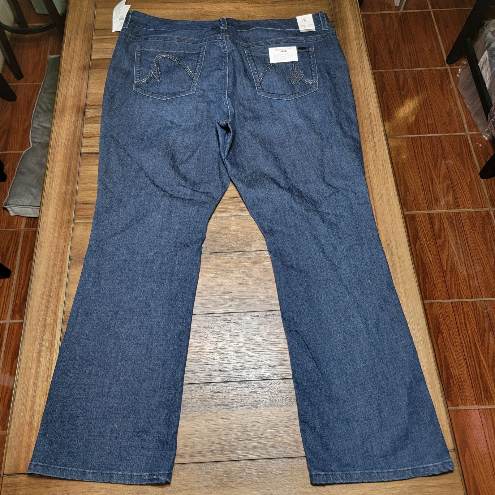 Seven 7 Melissa McCarthy X Seven7 Slim Boot Jeans - Size 24W NWT Size 42" / US 20 - 4 Thumbnail